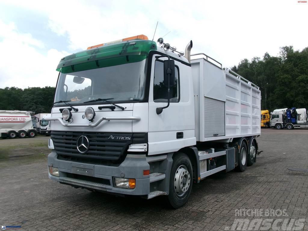Mercedes-Benz Actros 2535 6x2 vacuum tank Saugbagger Camion aspirateur, Hydrocureur