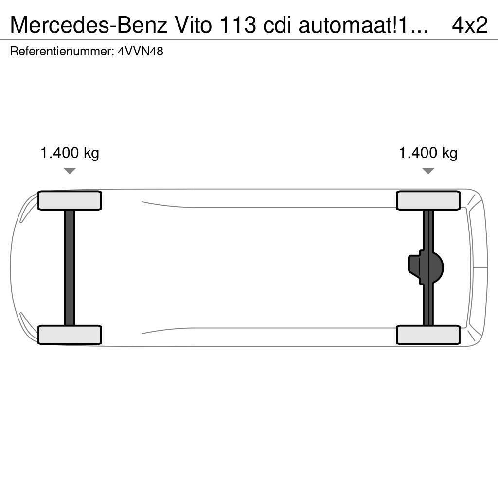 Mercedes-Benz Vito 113 cdi automaat!140dkm!! Box body