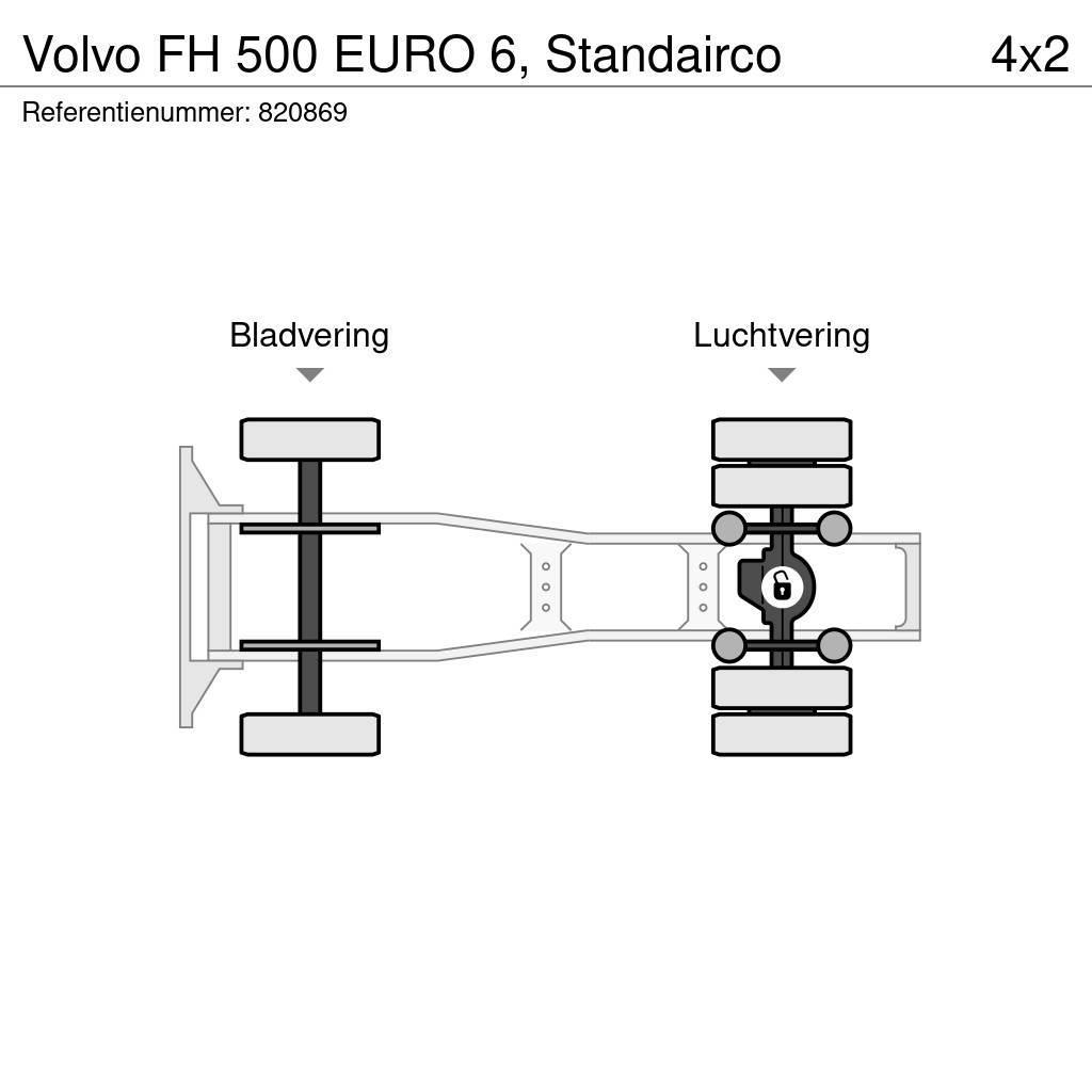 Volvo FH 500 EURO 6, Standairco Tracteur routier