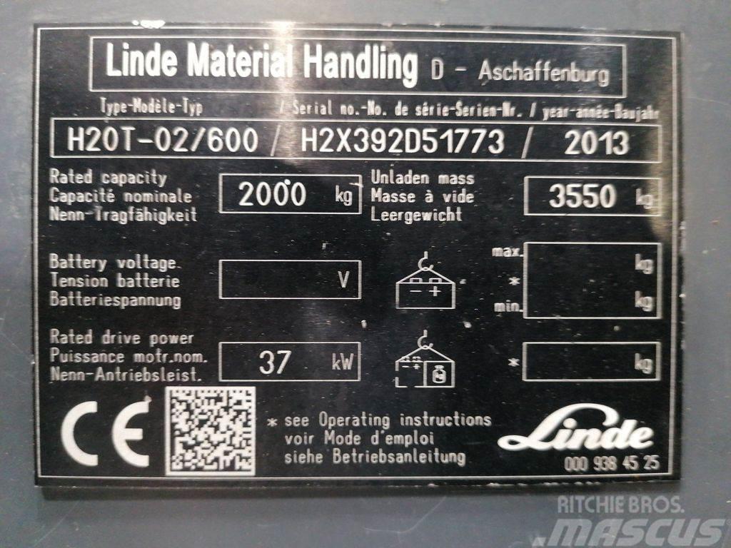 Linde H20T-02/600 Chariots GPL