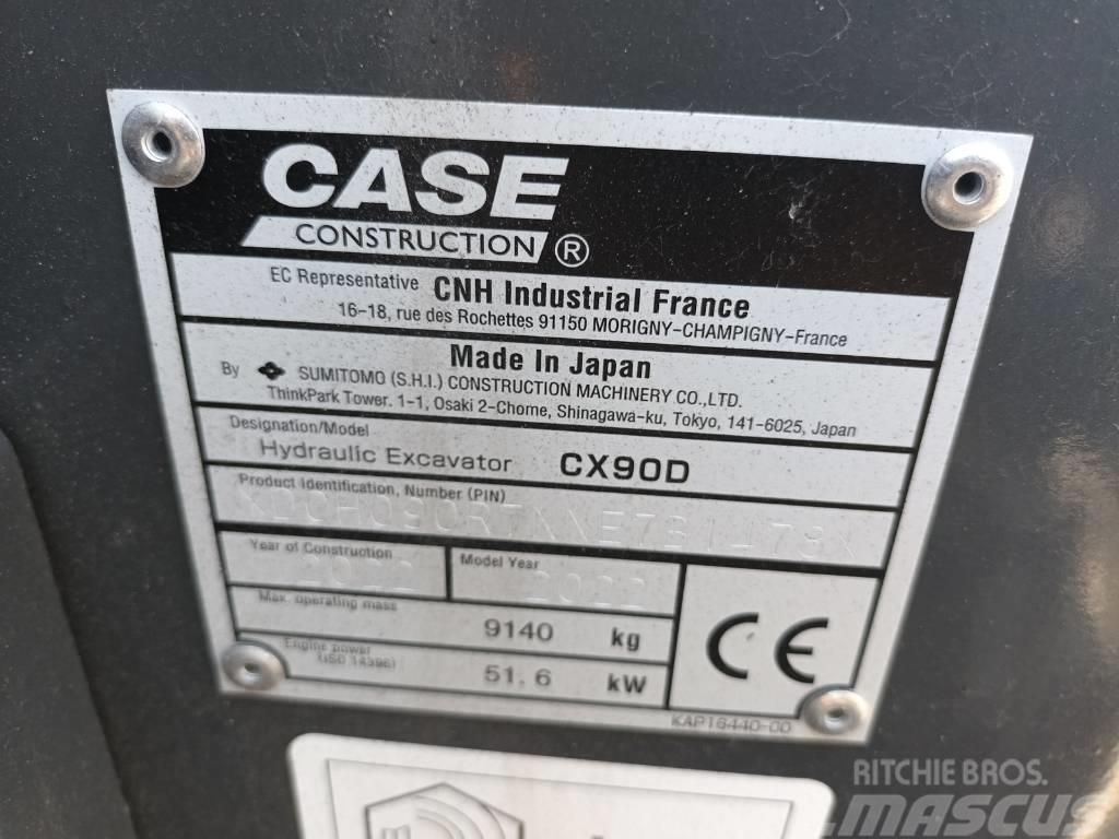 CASE CX 90 D Mini pelle 7t-12t