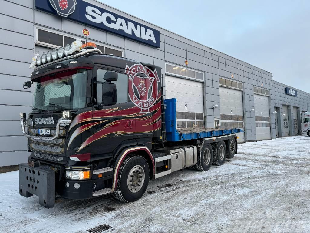 Scania Scania R580lb8x4*4 full plog Camion ampliroll