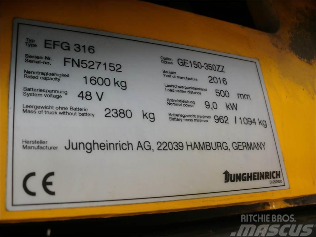 Jungheinrich EFG 316 350 ZT Chariots élévateurs électriques