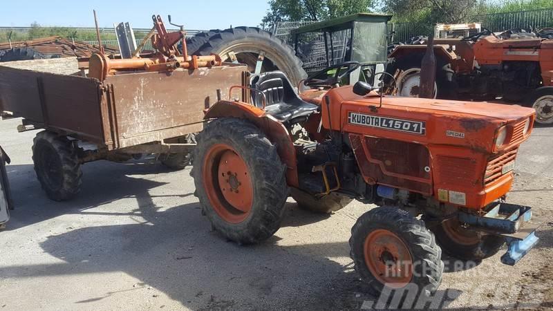  Tractor Kubota L1501 + Reboque + Charrua + Freze Tracteur