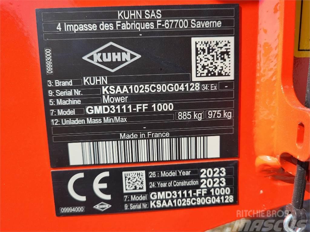 Kuhn GMD 3111 FF / 1000 Faucheuse-conditionneuse