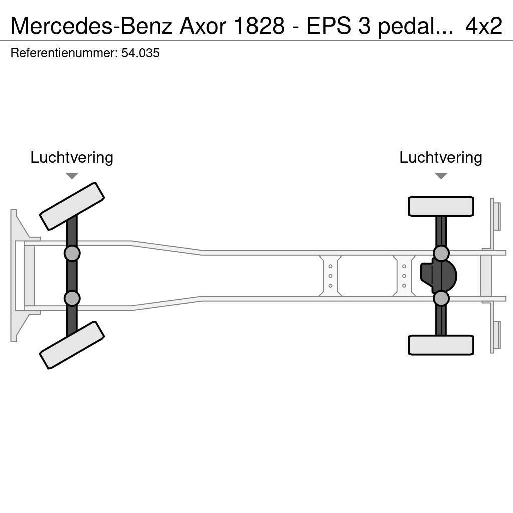 Mercedes-Benz Axor 1828 - EPS 3 pedal - Box Folding system - 54. Camion Fourgon