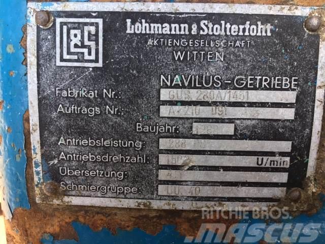  Lohmann & Stolterfoht gear type GUS 280A/1451 Boîte de vitesse
