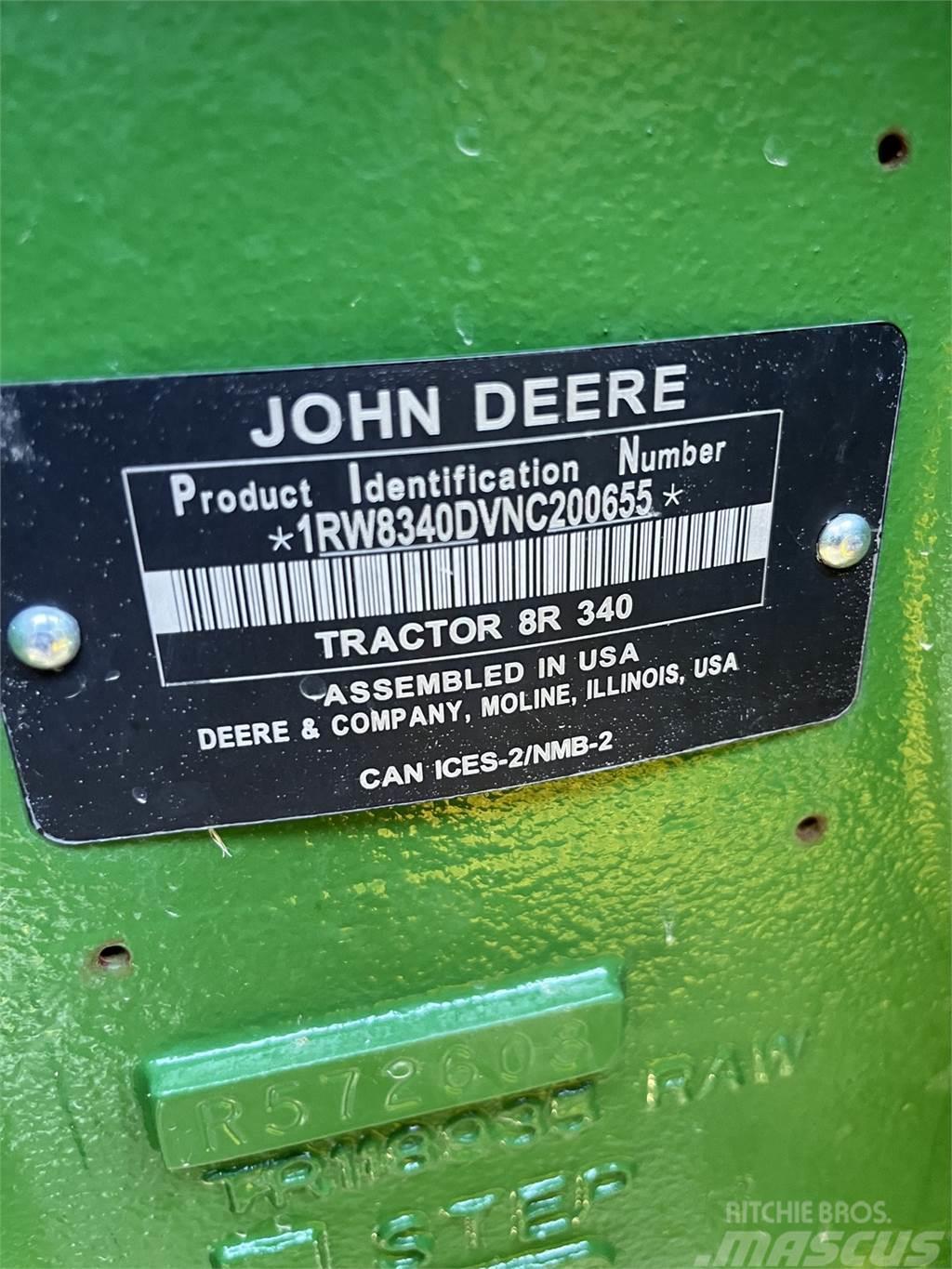 John Deere 8R 340 Tracteur