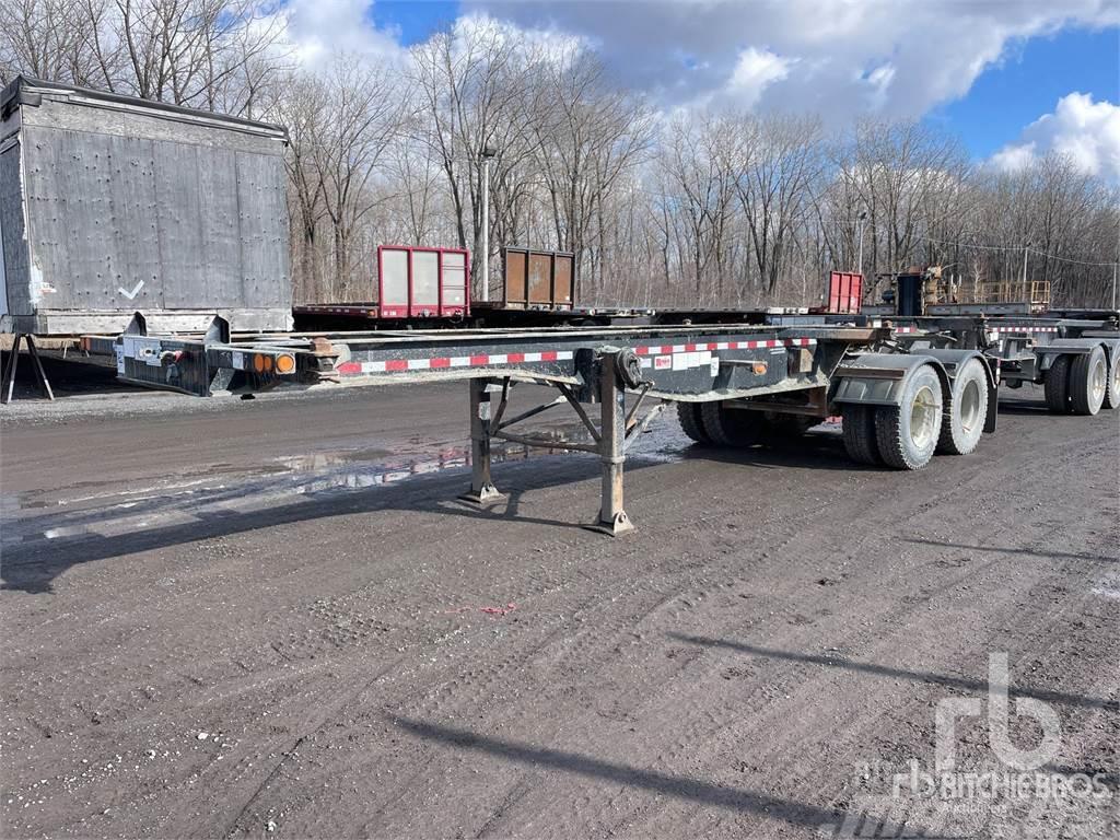  RAJA 20 ft T/A Lead Containerframe semi-trailers
