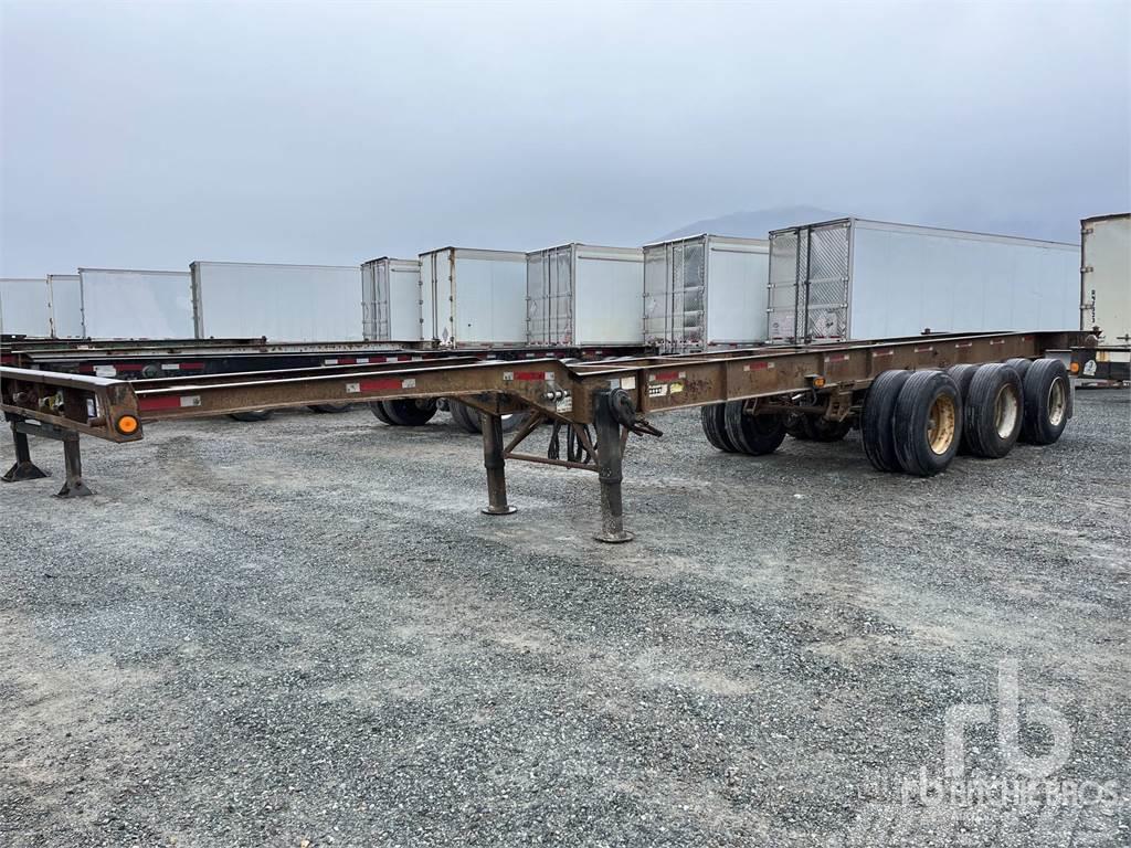  RAJA INDUSTRIES Tri/A Extendable Containerframe semi-trailers