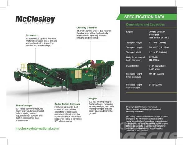 McCloskey I44RV3HD Concasseur