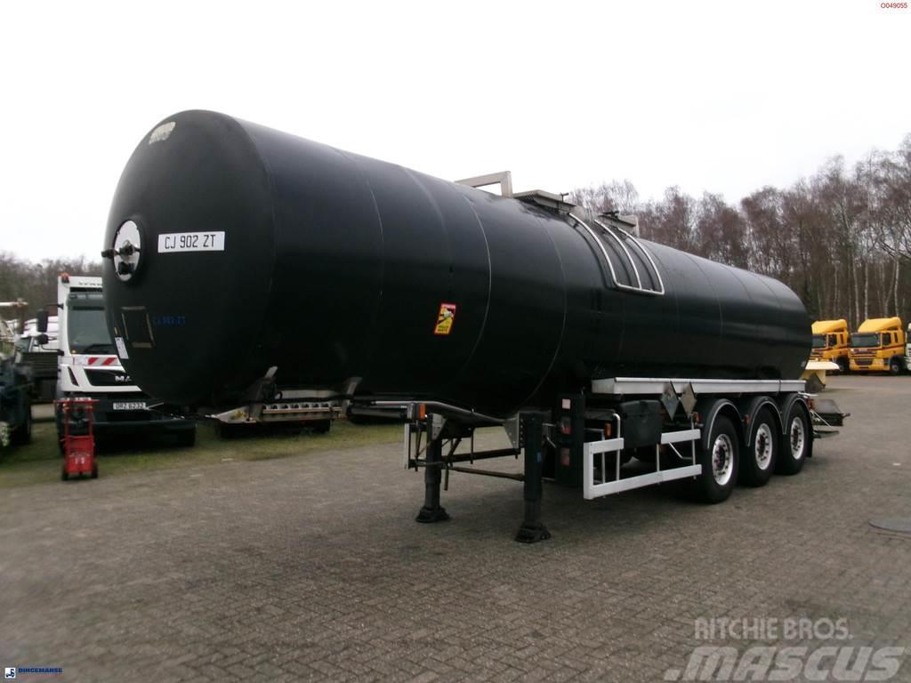Magyar Bitumen / heavy oil tank inox 30.5 m3 / 1 comp + m Tanker semi-trailers