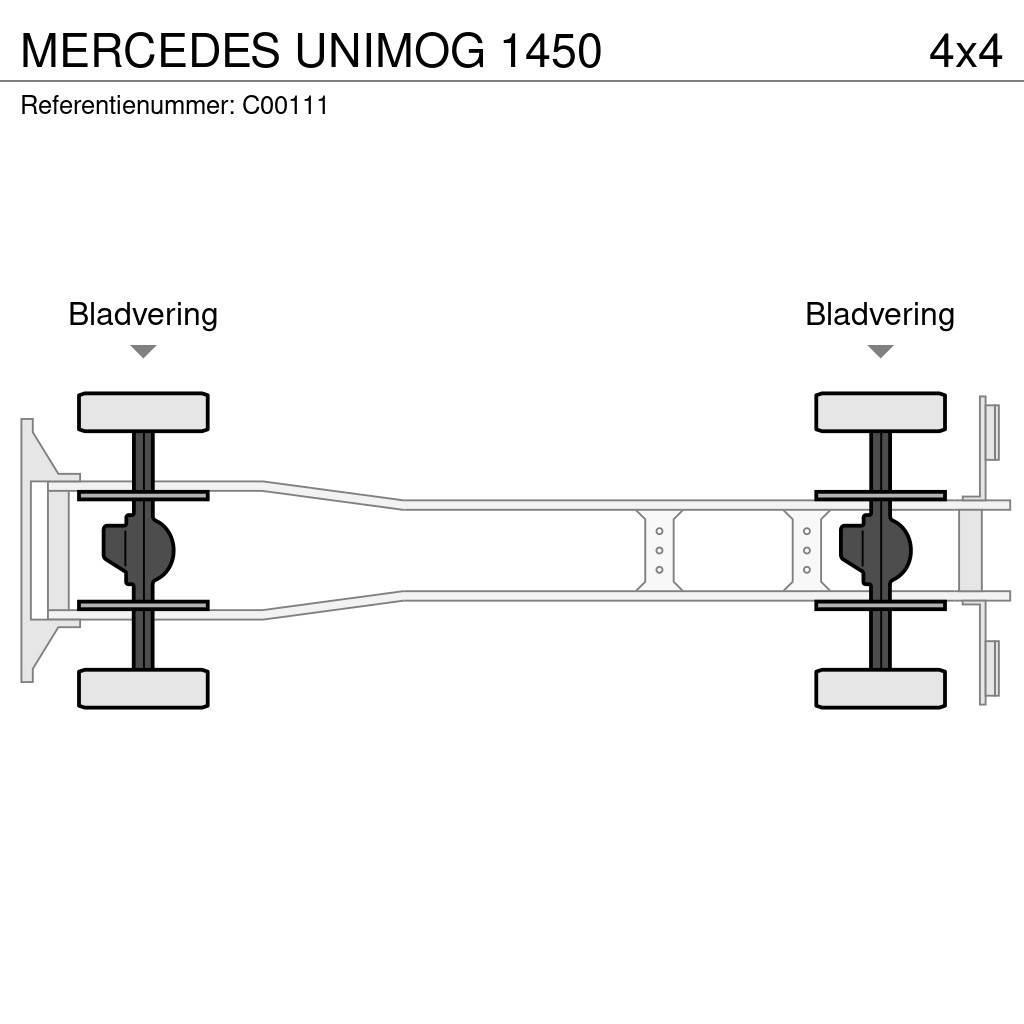 Mercedes-Benz UNIMOG 1450 Tipper trucks