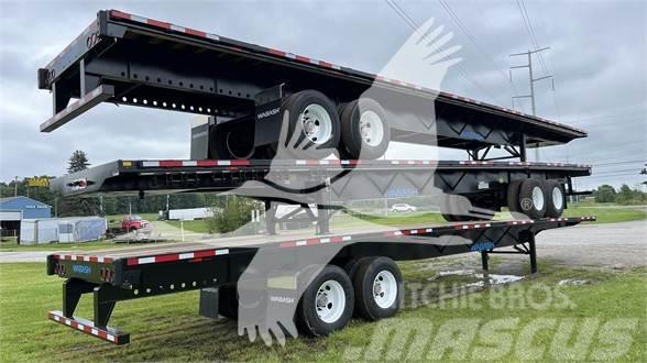 Wabash 48' STEEL SPRING SLIDER, FET INCLUDED Flatbed/Dropside semi-trailers