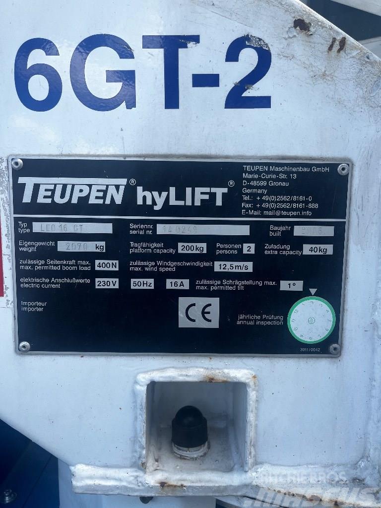 Teupen Leo 16GT Articulated boom lifts