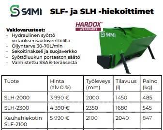 Sami SLH-2000 Hiekoitin 1450L Sand and salt spreaders