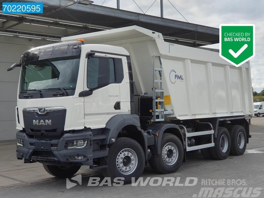 MAN TGS 41.400 8X4 Manual 25m3 body-heating Euro 5 Tipper trucks