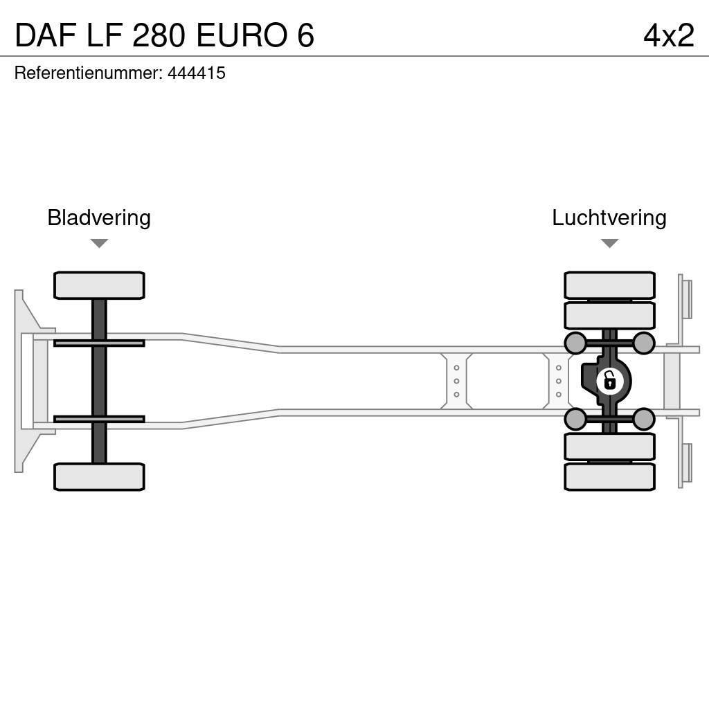 DAF LF 280 EURO 6 Curtainsider trucks
