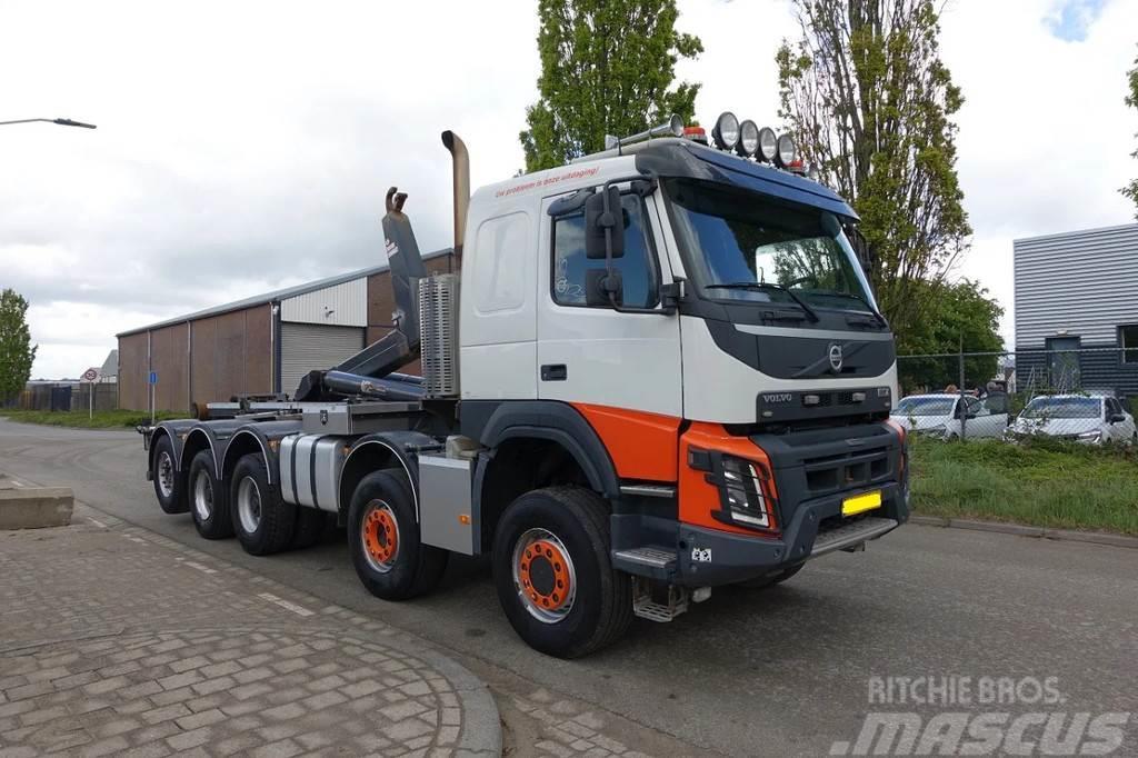 Volvo FMX 460 10X6 VDL 40 TONS HAAKSYSTEEM / KEURING 202 Hook lift trucks