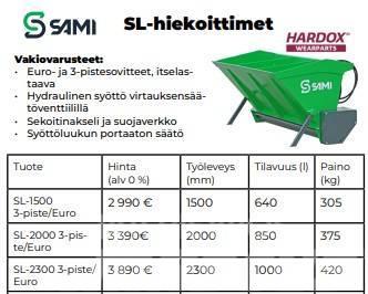 Sami SL-1500 Hiekoitin Sand and salt spreaders