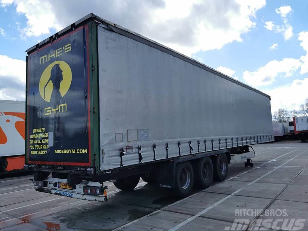 Krone SD bpw drum brakes Curtainsider semi-trailers