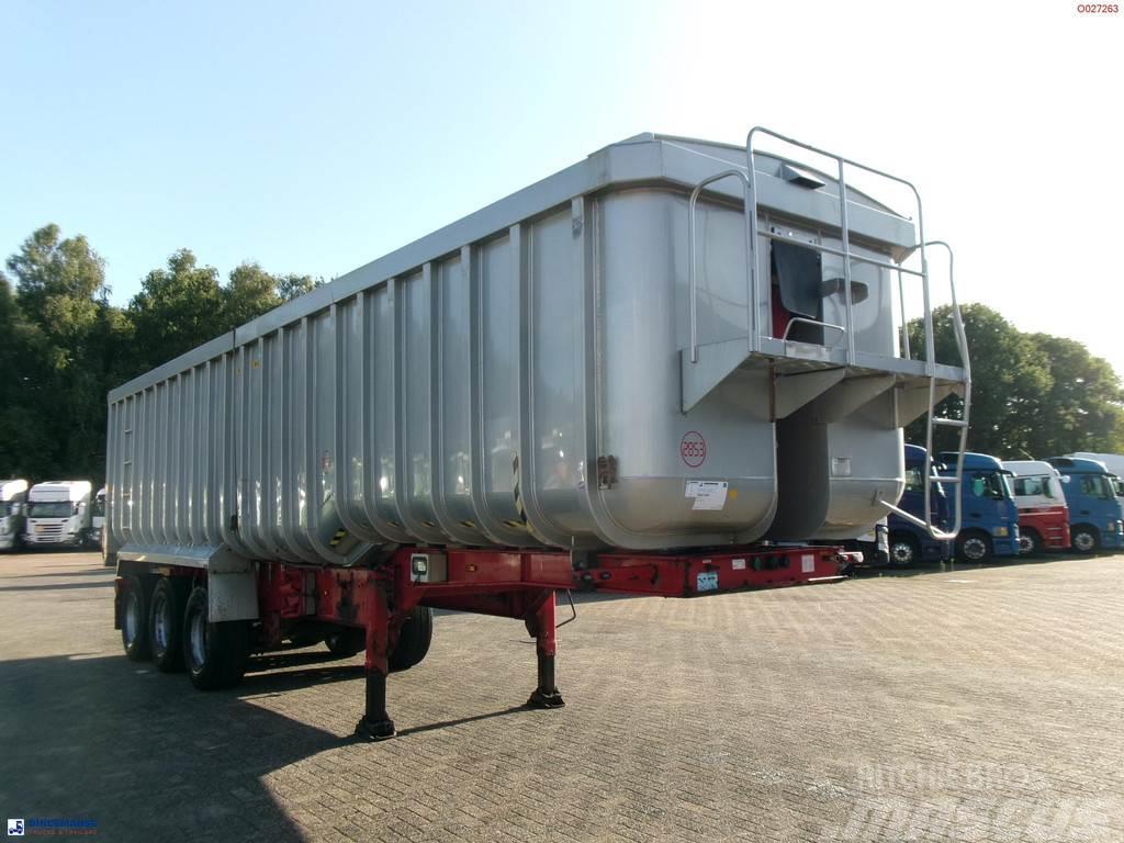 Montracon Tipper trailer alu 50.5 m3 + tarpaulin Tipper semi-trailers
