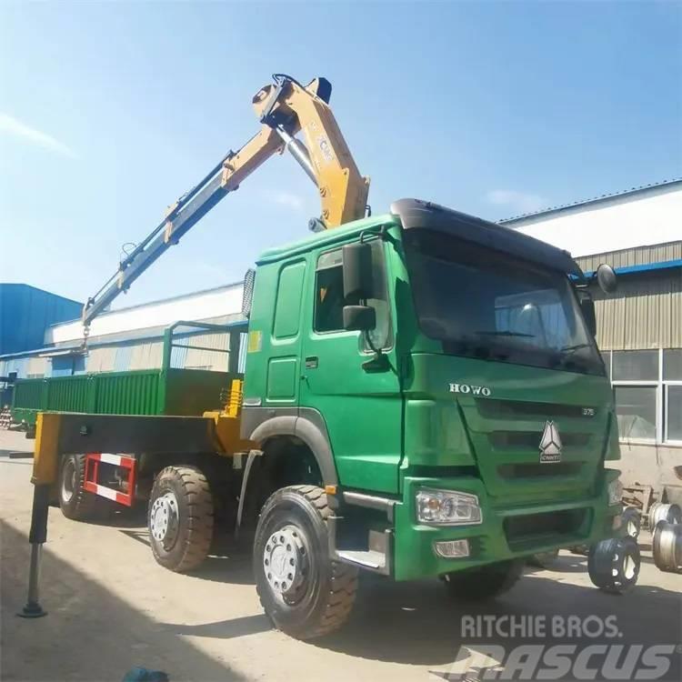 Howo 375 8x4 Crane trucks