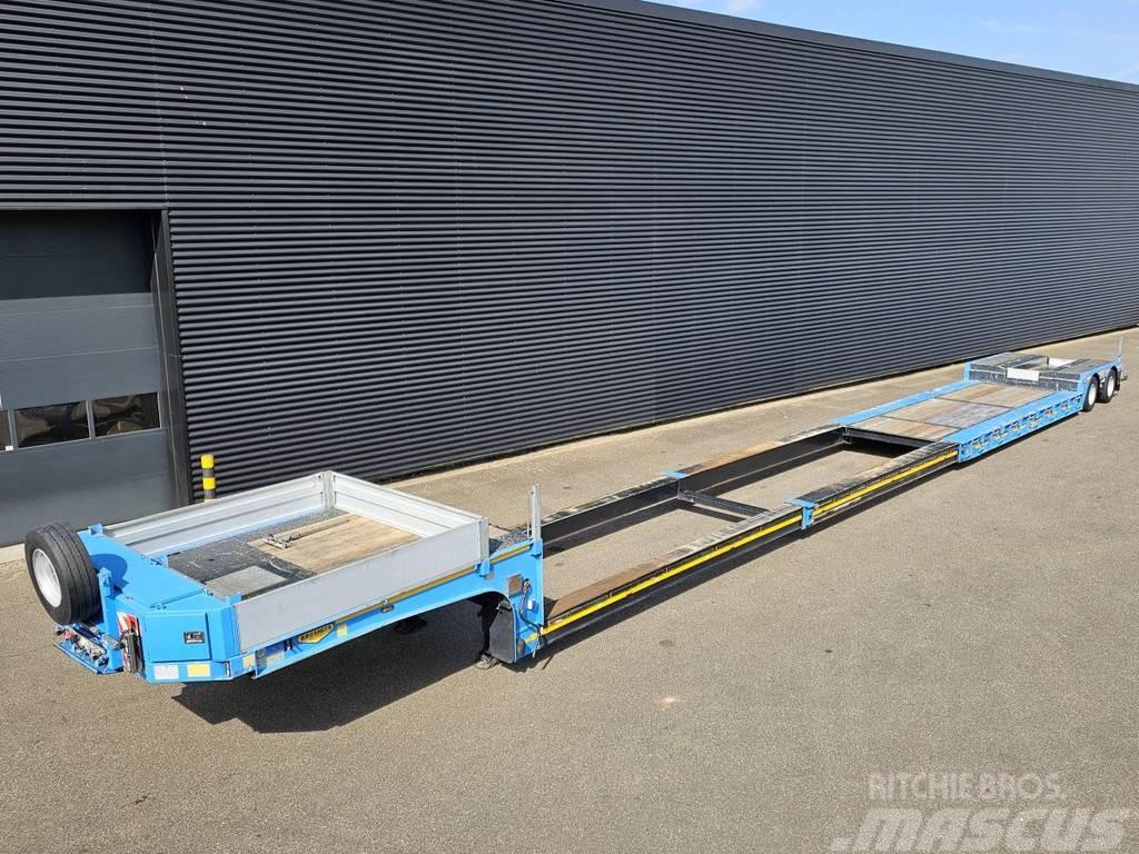 Broshuis 2ABD-38 / 2 X EXTENDABLE / 16.62 mtr BED / Low loader-semi-trailers