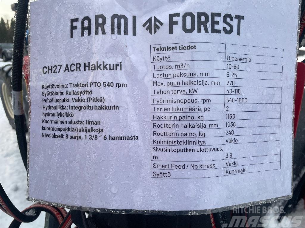 Farmi Forest CH27 Wood chippers