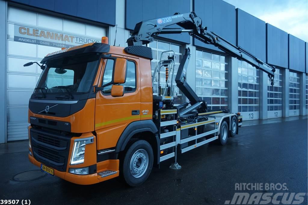 Volvo FM 440 HMF 23 ton/meter laadkraan Hook lift trucks