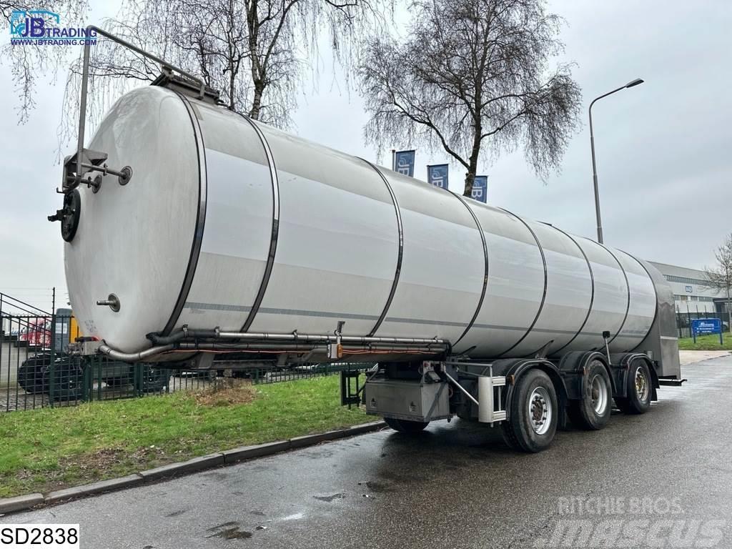 Magyar Food 33000 Liters, milk tank, food, 1 Comp Tanker semi-trailers