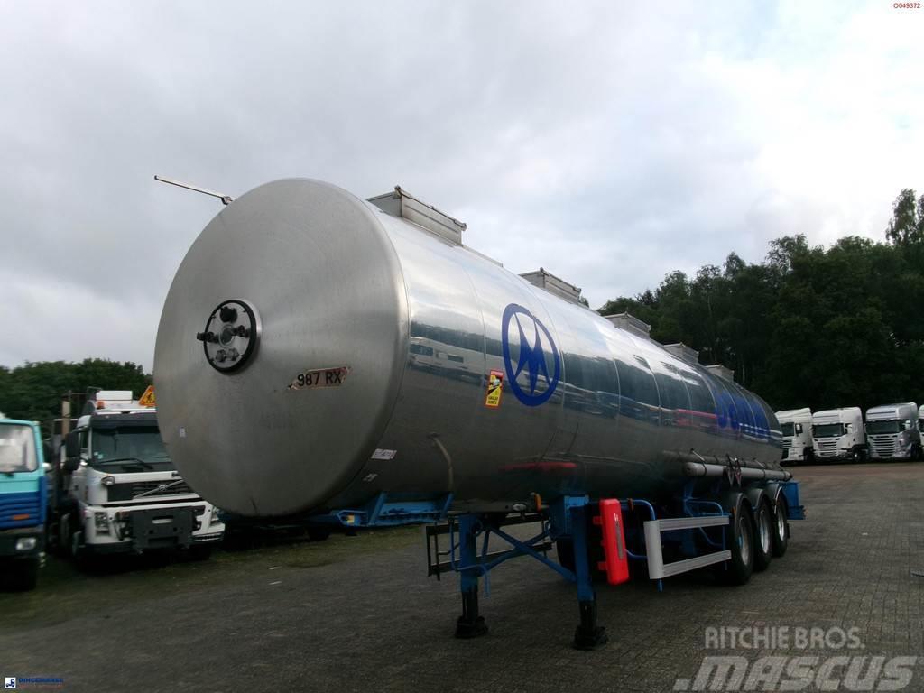 Magyar Chemical tank inox 32.5 m3 / 1 comp Tanker semi-trailers