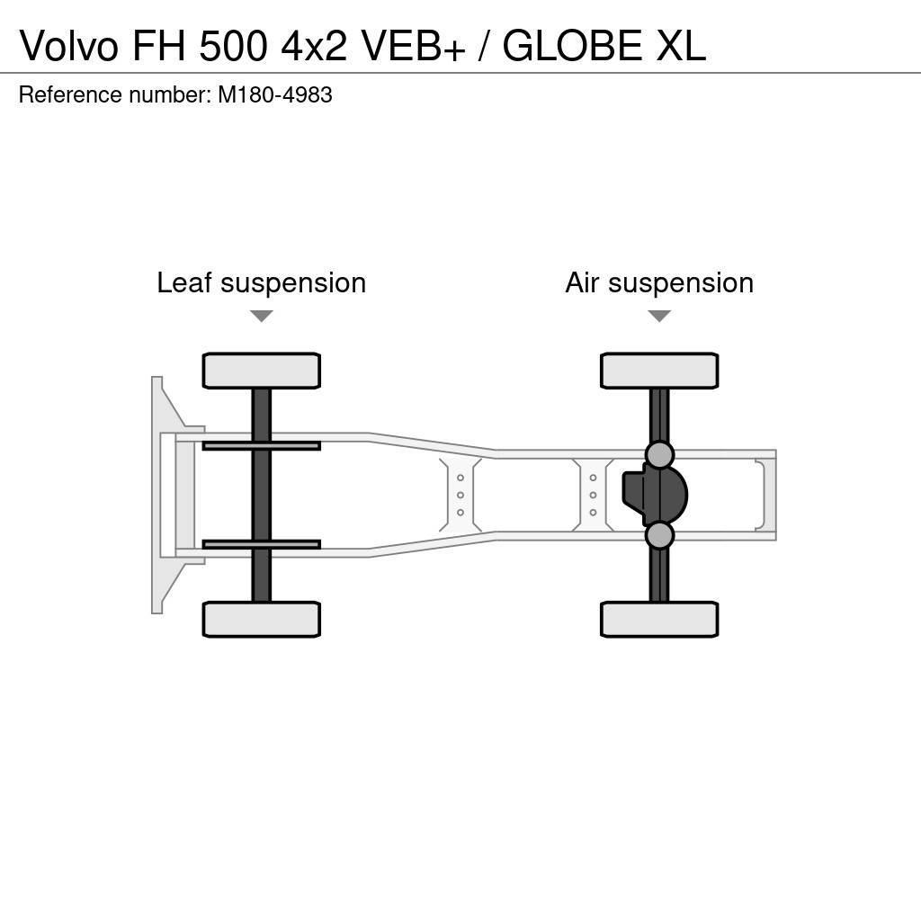 Volvo FH 500 4x2 VEB+ / GLOBE XL Tractor Units