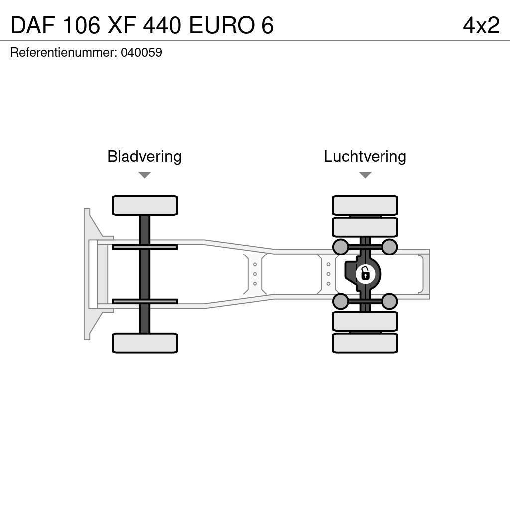 DAF 106 XF 440 EURO 6 Tractor Units