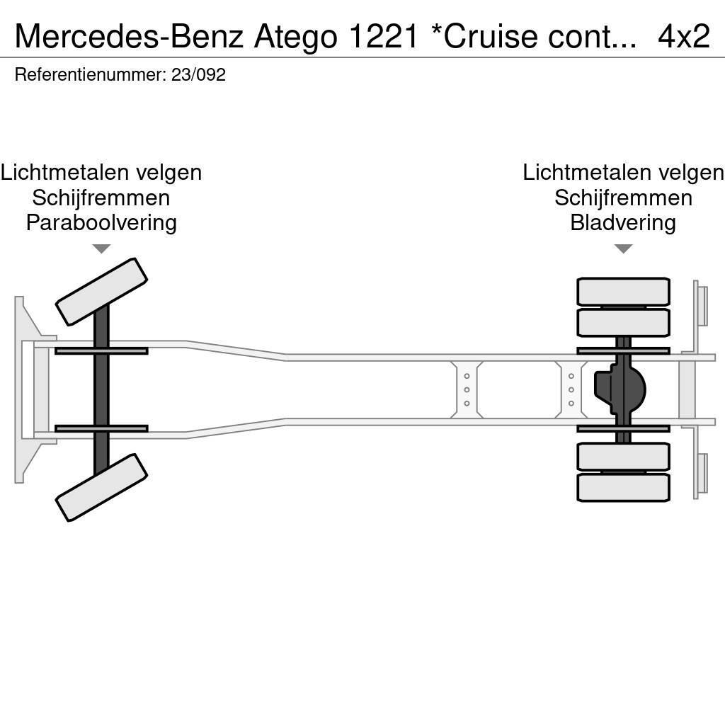 Mercedes-Benz Atego 1221 *Cruise control*Bluetooth*Elektrisch ve Temperature controlled trucks