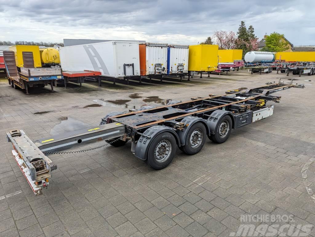 Schmitz Cargobull SCF 24 3-Axles Schmitz + GENSET - Lift-axle - Disc Containerframe semi-trailers
