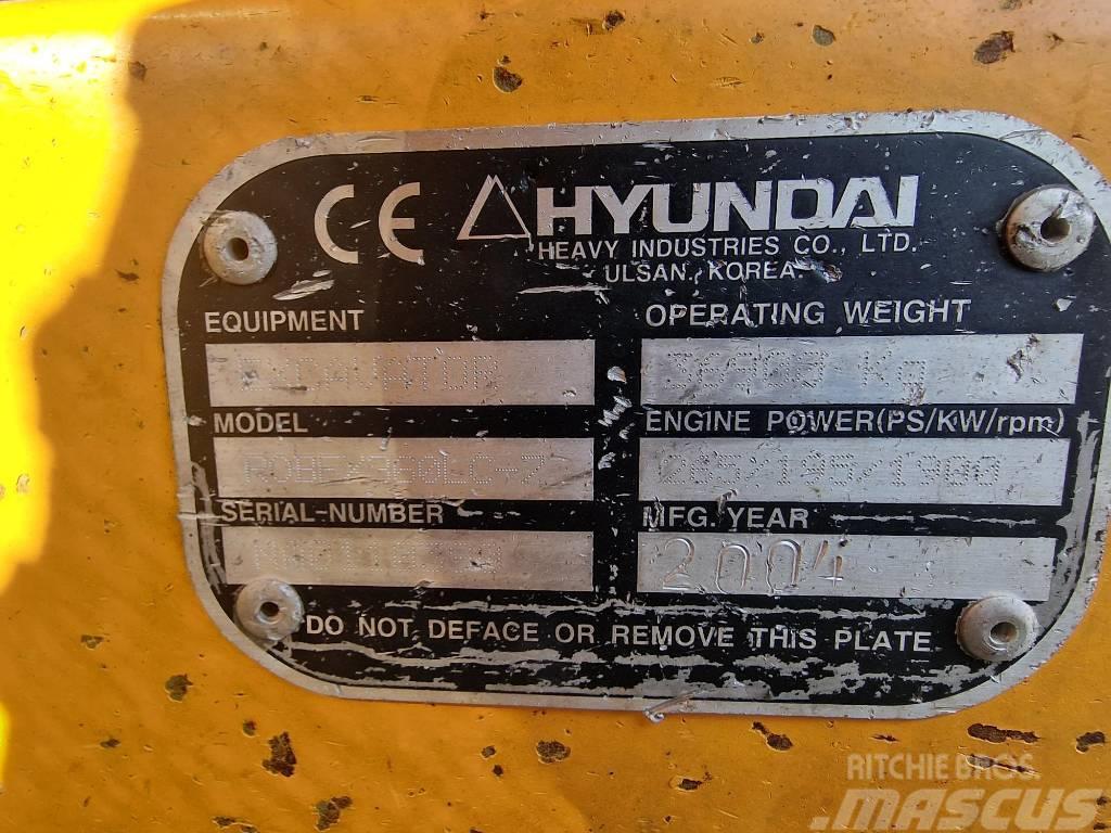 Hyundai 360 LC-7 Crawler excavators