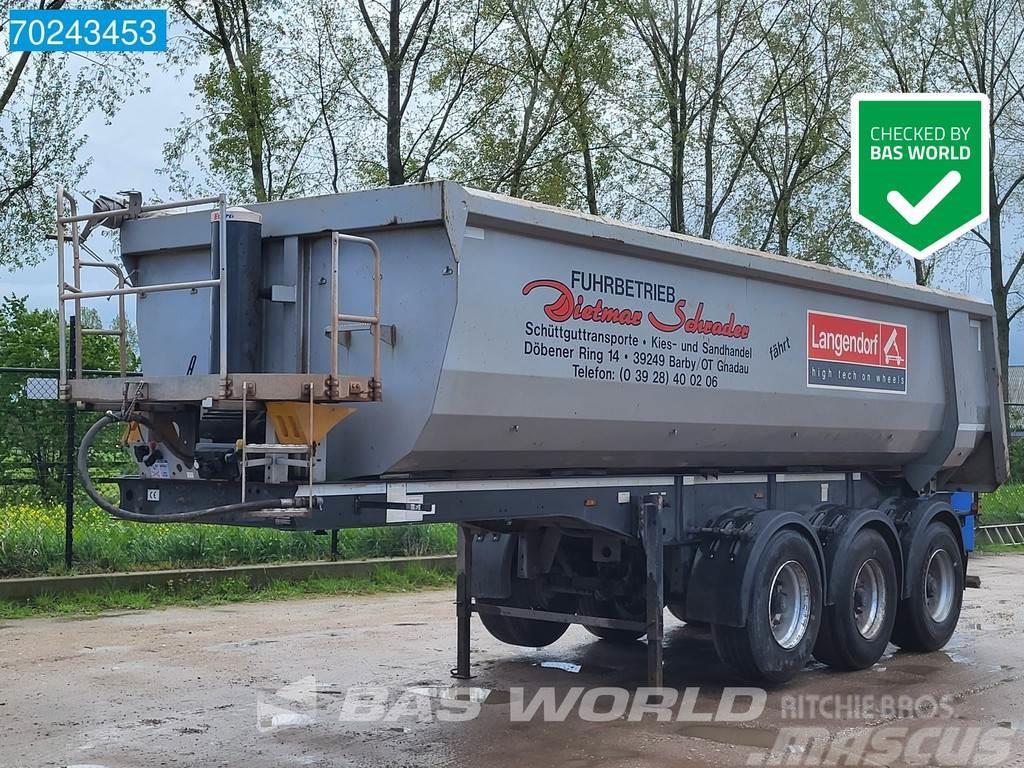 Langendorf SKS-HS 24/30 3 axles 24m3 Liftachse BPW Tipper semi-trailers