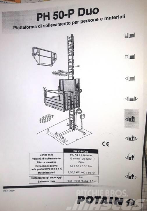 Potain PH 50-P Duo Ladders and platforms
