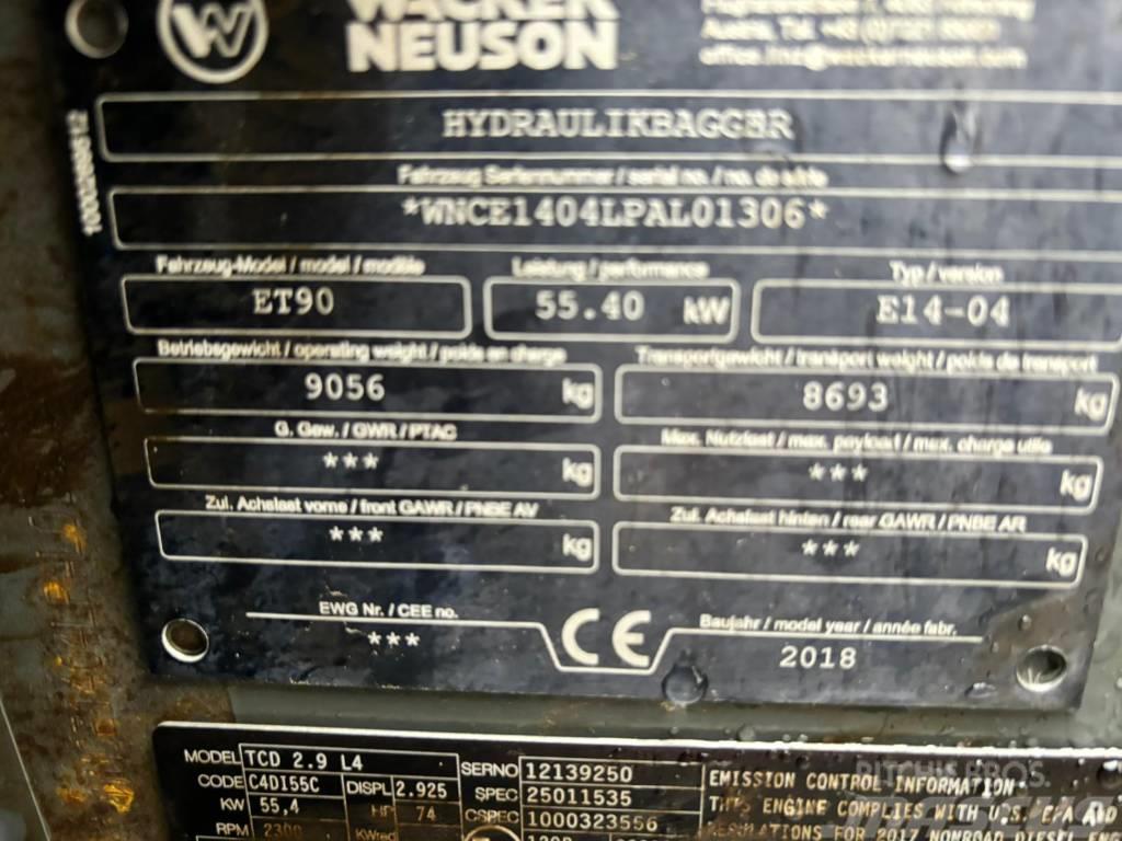 Neuson ET90 *Powertilt Midi excavators  7t - 12t
