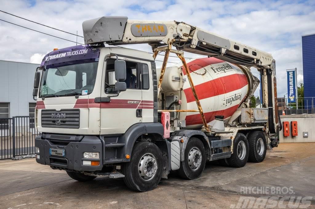 MAN TGA 32.400BB+LIEBHERR+BAND/TAPIS/THEAM16M Concrete trucks