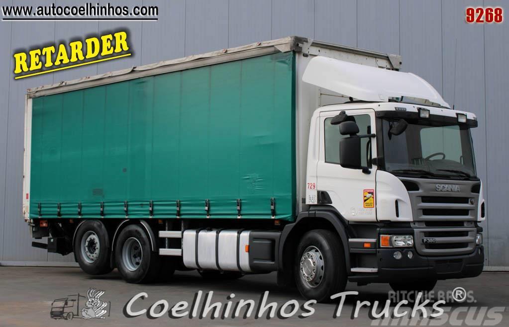 Scania P 380  Retarder Curtainsider trucks