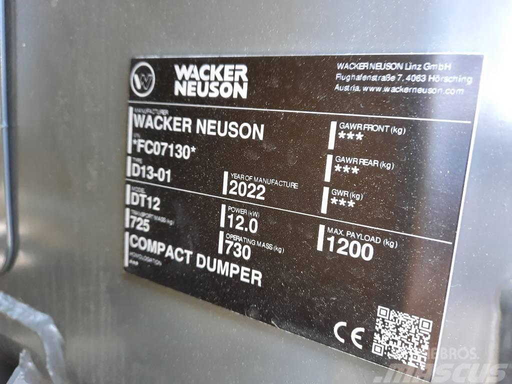 Wacker Neuson DT12 Tracked dumpers