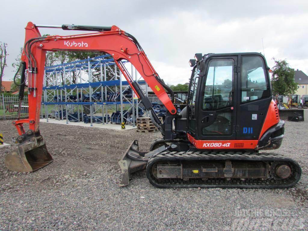Kubota KX 080-4 Kettenbagger 39.500 EUR net Midi excavators  7t - 12t