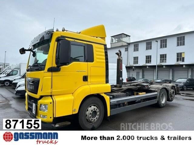 MAN TGX 26.480 6X2-2 LL, Intarder, Navi, Liftachse Hook lift trucks