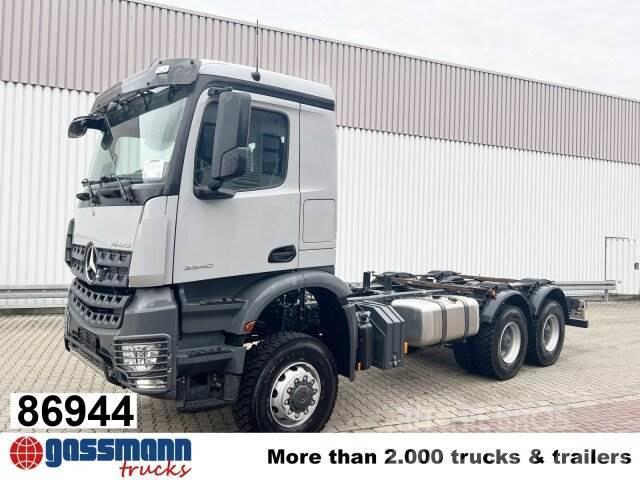 Mercedes-Benz Arocs 3340 A 6x6, Grounder Chassis Cab trucks