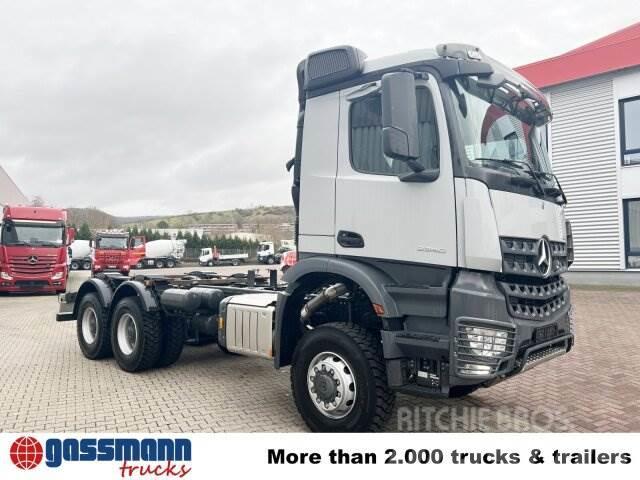 Mercedes-Benz Arocs 3340 A 6x6, Grounder Chassis Cab trucks