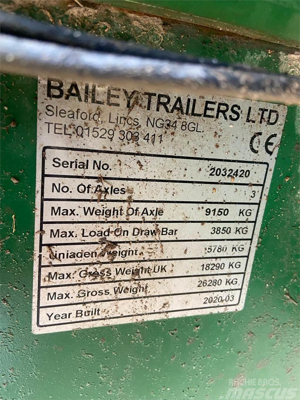 Bailey 20T Low Loader General purpose trailers