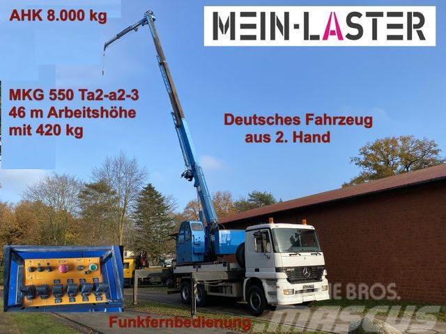 Mercedes-Benz 3335 V6 MKG 550 Ta2-a2 -46m 420 kg Funk 2.Hand Crane trucks