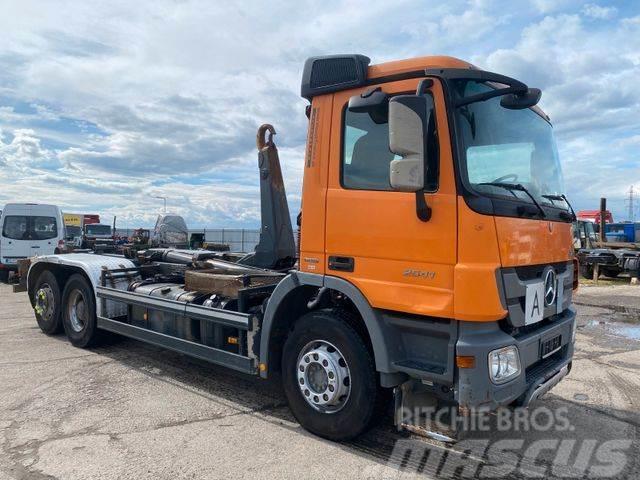 Mercedes-Benz ACTROS 2541 L for containers EURO 5 vin 036 Hook lift trucks